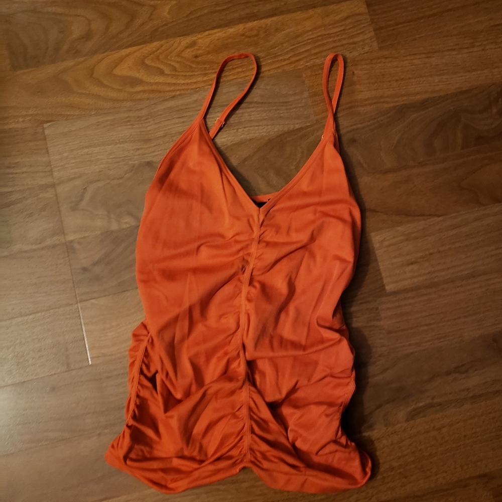 BCBGMaxAzria Orange Camisole Top